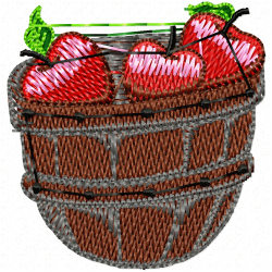 Apple Embroidery Design 2 Apple Embroidery Design 2